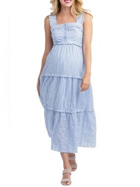 Nom Maternity Emma Midi Sundress sz small